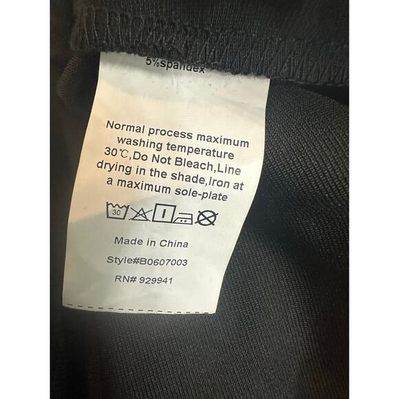 SBetro by Suzanne Betro Women’s Medium Black Pull Up Basic Work Career Pants - Picture 5 of 5